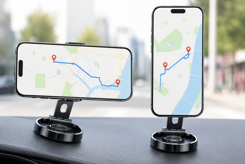 Foldable Magnetic Car Phone Holder | מעמד טלפון מגנטי מתקפל לרכב