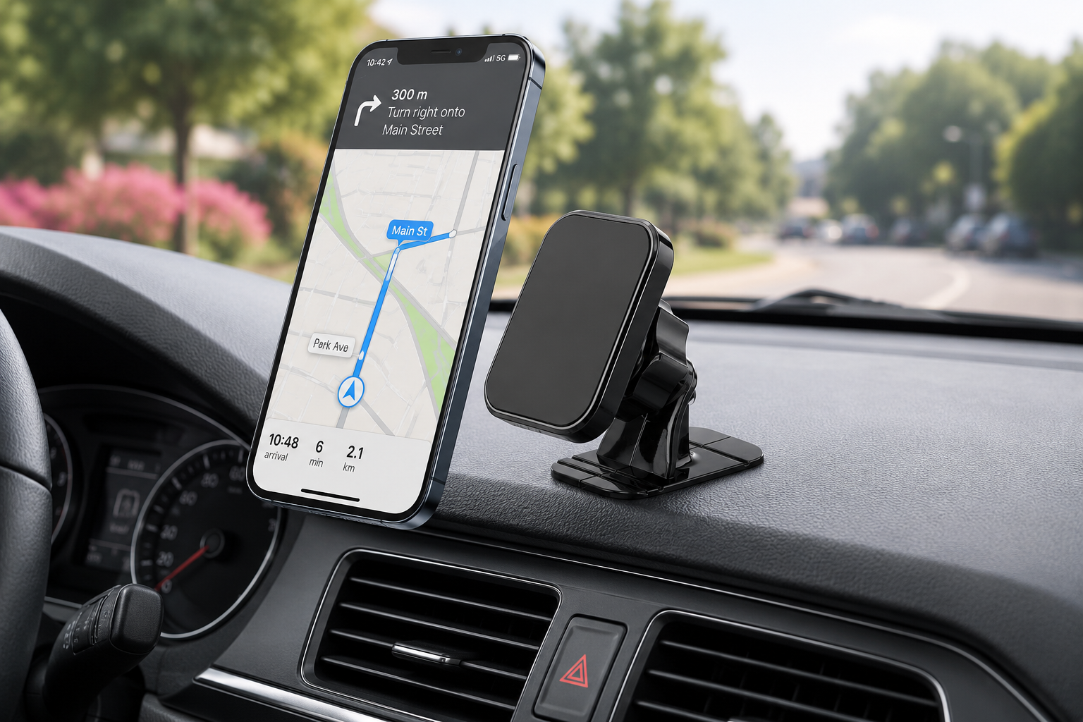 Magnetic Car Phone Holder Air Vent | מעמד טלפון מגנטי לפתח מזגן
