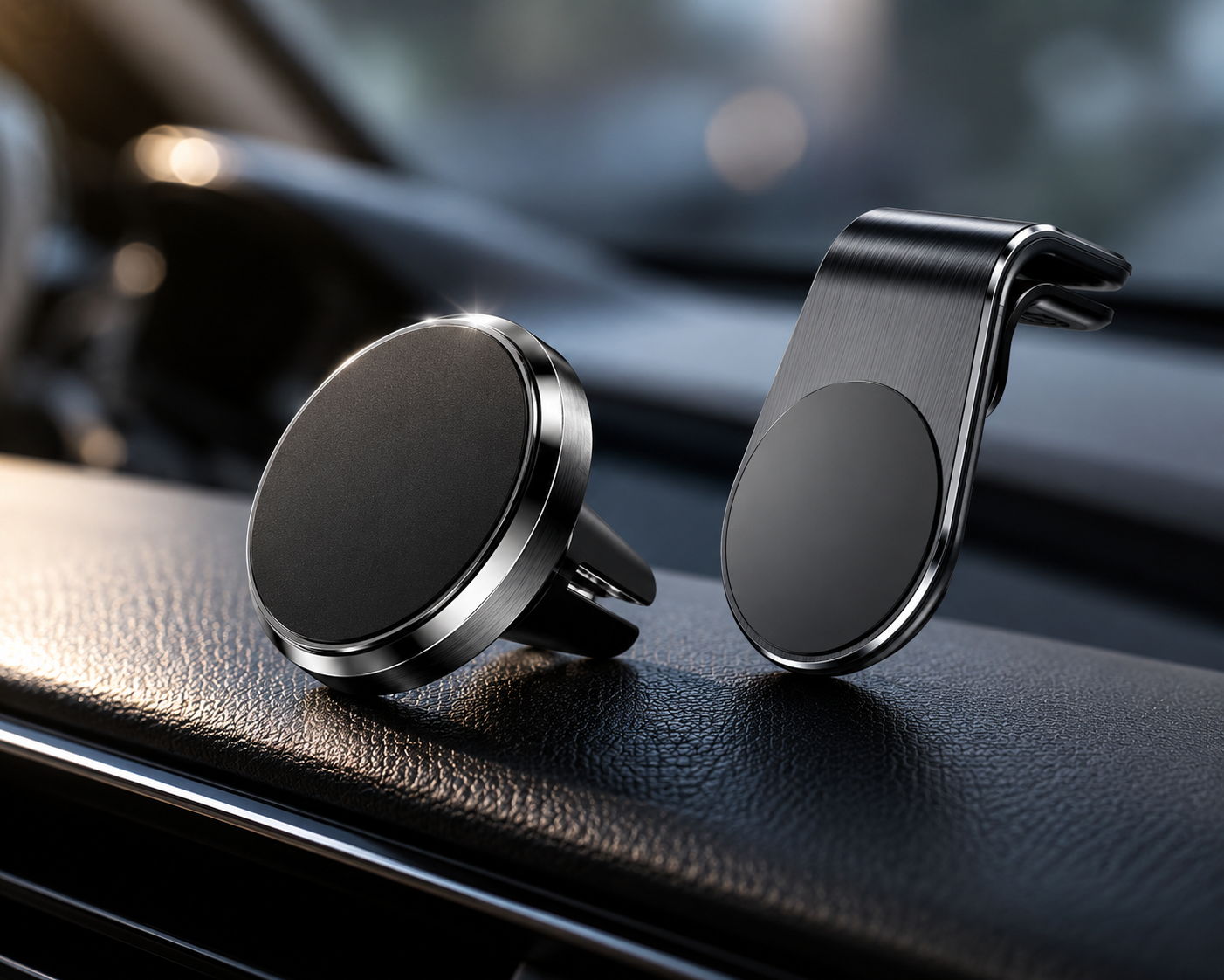 Metal Magnetic Car Phone Holder Air Vent | מעמד טלפון מתכתי מגנטי לפתח מזגן