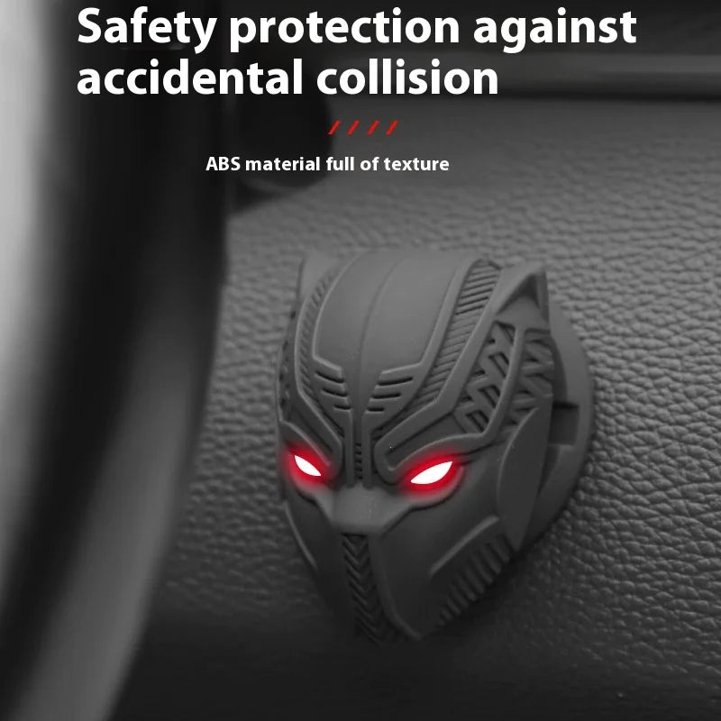 Car One-Button Start Cover Sticker – Anti-Scratch Push Button Protector (Universal Fit)
