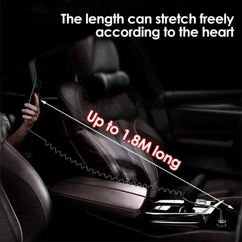 Spring USB-C to USB-C Cable PD 120W 5A | כבל ספירלי USB-C 120W 5A