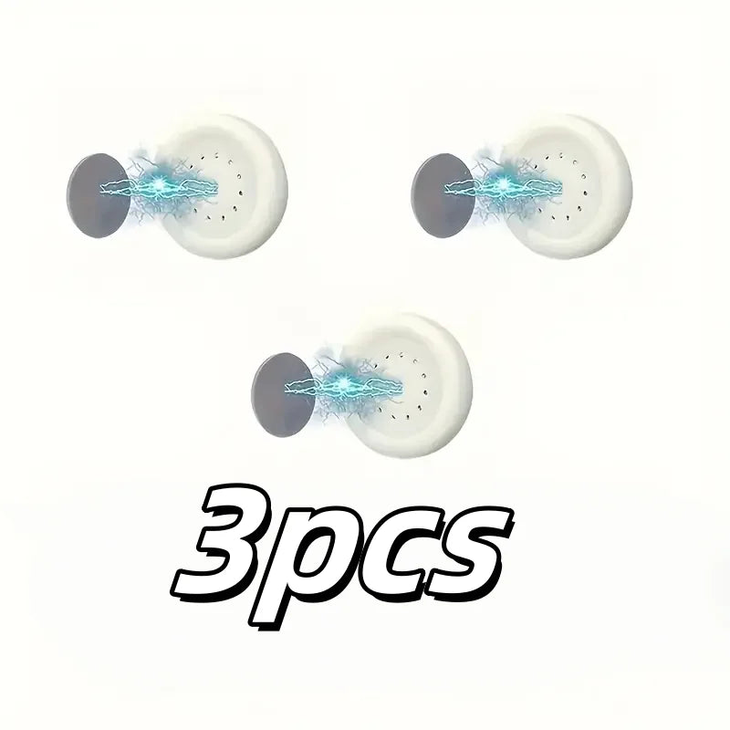 3pcs No Drill Magnetic Remote Holder - Wall Mount for TV/AC/DVD Remotes,