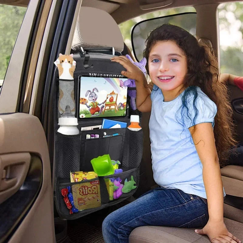 Car Seat Organizer with Tablet Holder