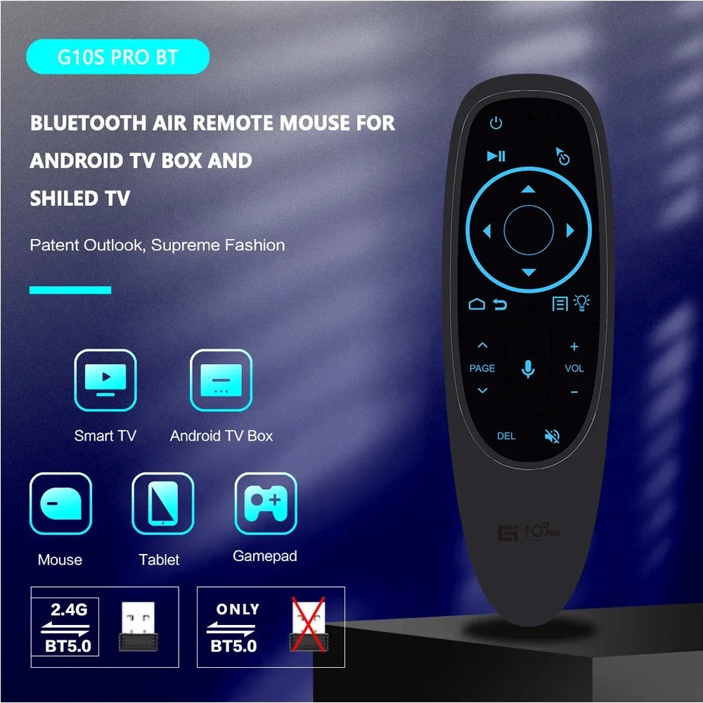 Bluetooth Air Mouse Remote Control 2.4G BT5.0 | שלט אוויר Bluetooth 2.4G לטלוויזיה