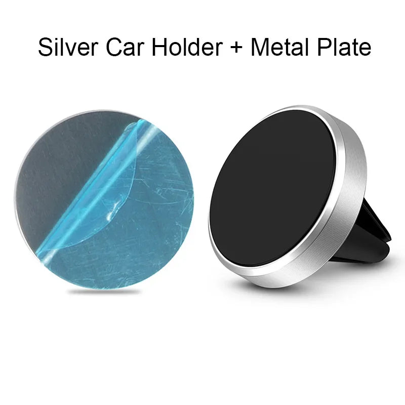 Metal Magnetic Car Phone Holder Air Vent | מעמד טלפון מתכתי מגנטי לפתח מזגן