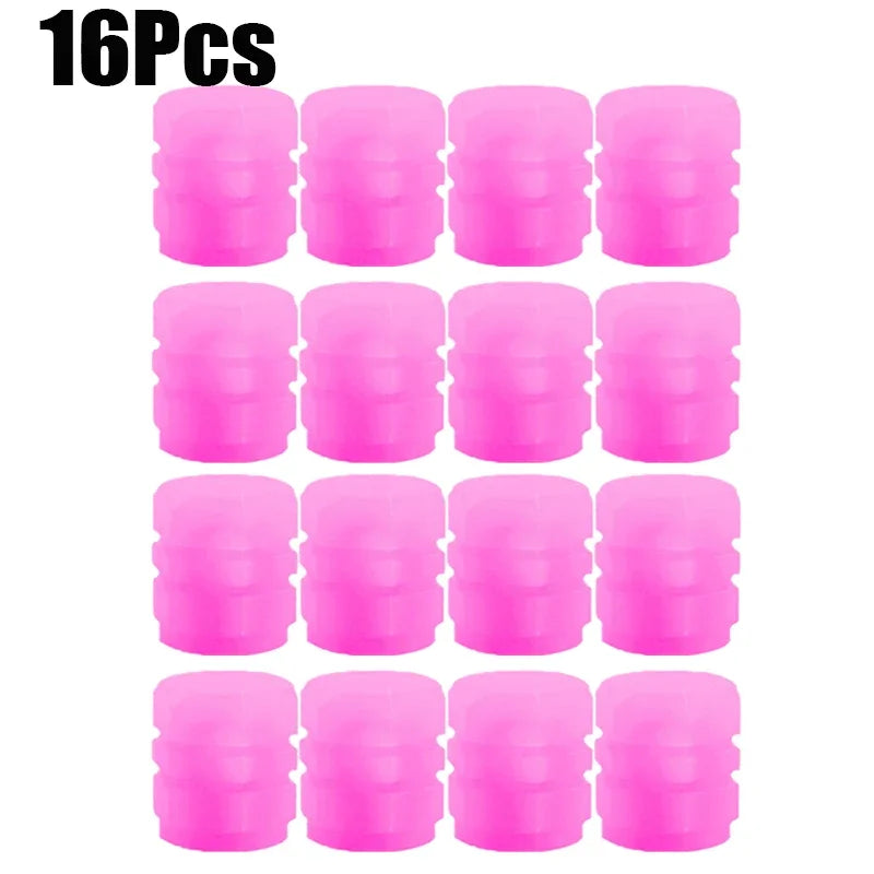 Luminous Valve Caps Fluorescent Night Car