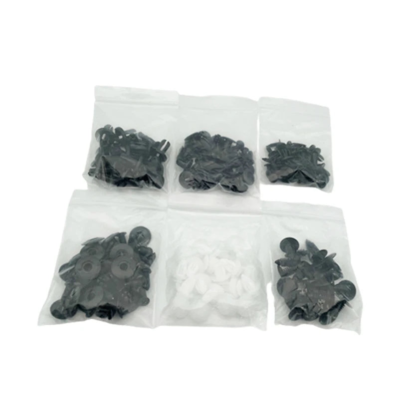 Car Body Fastener Clip Kit – Push Retainer Pins for Bumper, Door & Trim Panels (50/100 pcs)