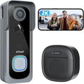 Wireless Video Doorbell 2K AI Motion Detection | דלתון חכם אלחוטי 2K זיהוי AI