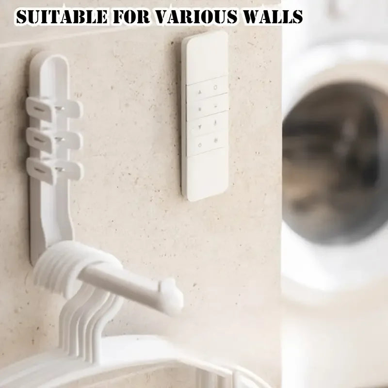 3pcs No Drill Magnetic Remote Holder - Wall Mount for TV/AC/DVD Remotes,