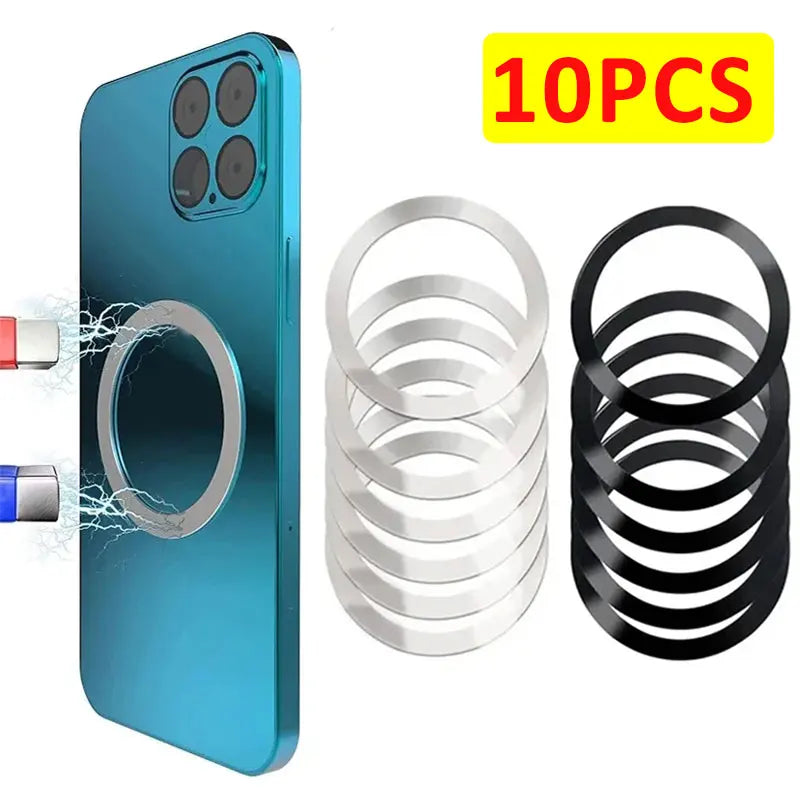 MagSafe Magnetic Plate Ring Stickers 10pcs | טבעות מגנטיות MagSafe 10 יחידות