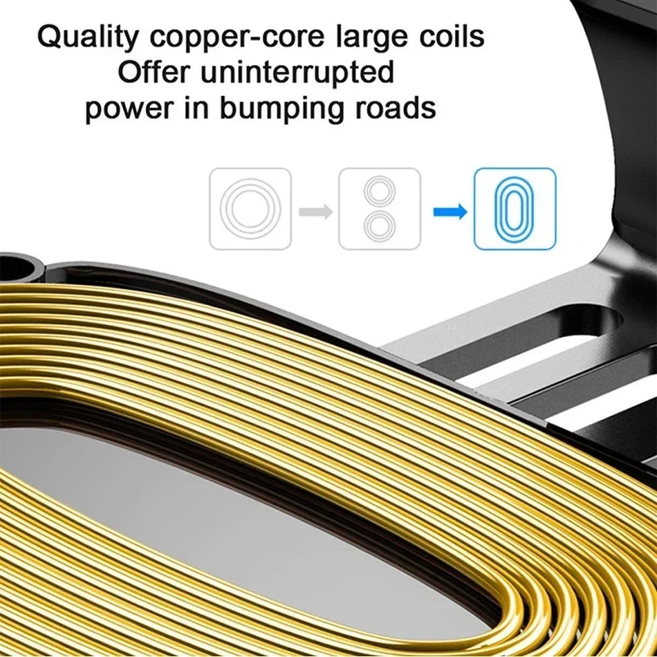 Fast Wireless Car Charger Holder – Auto Phone Mount for iPhone 17/16/15/14/13/12 & Samsung
