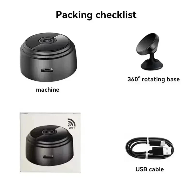 A9 WiFi Mini Camera Recorder Security MonitoringWireless
