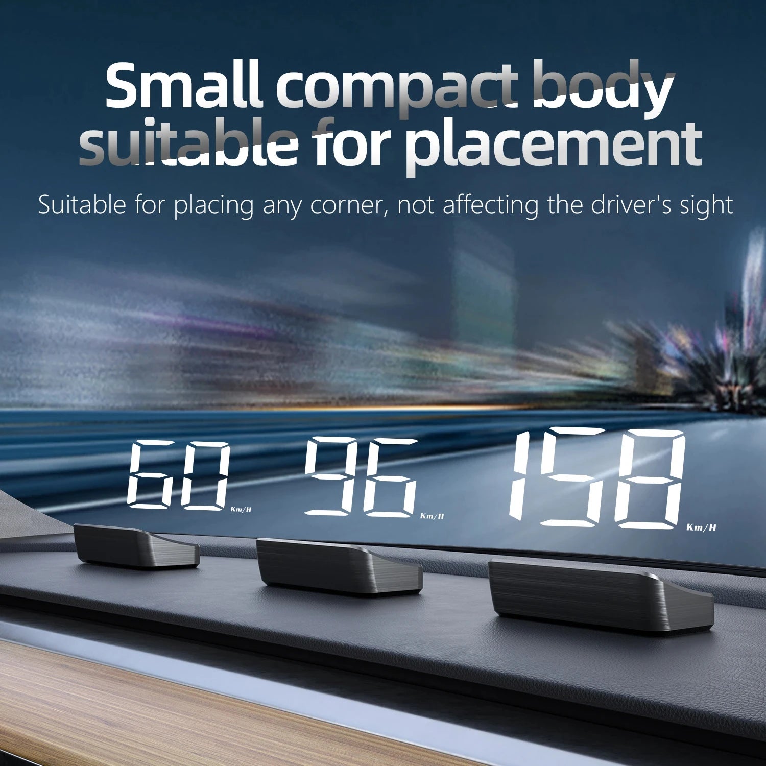 M2 HD Car Head up Display GPS Speedometer KM/H