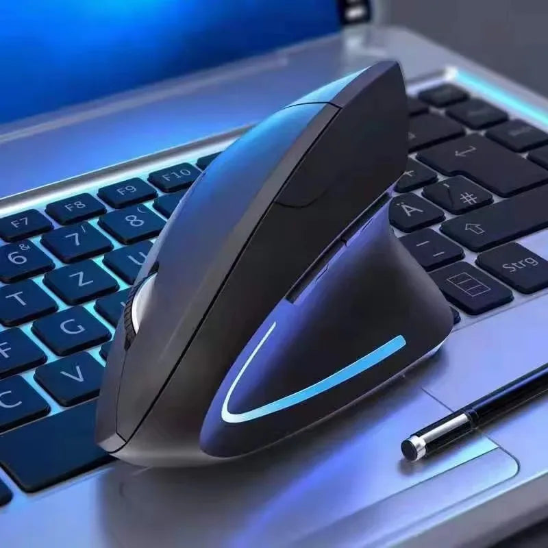 HOMEFISH Vertical Mouse Ergonomic 2.4GHz Wireless