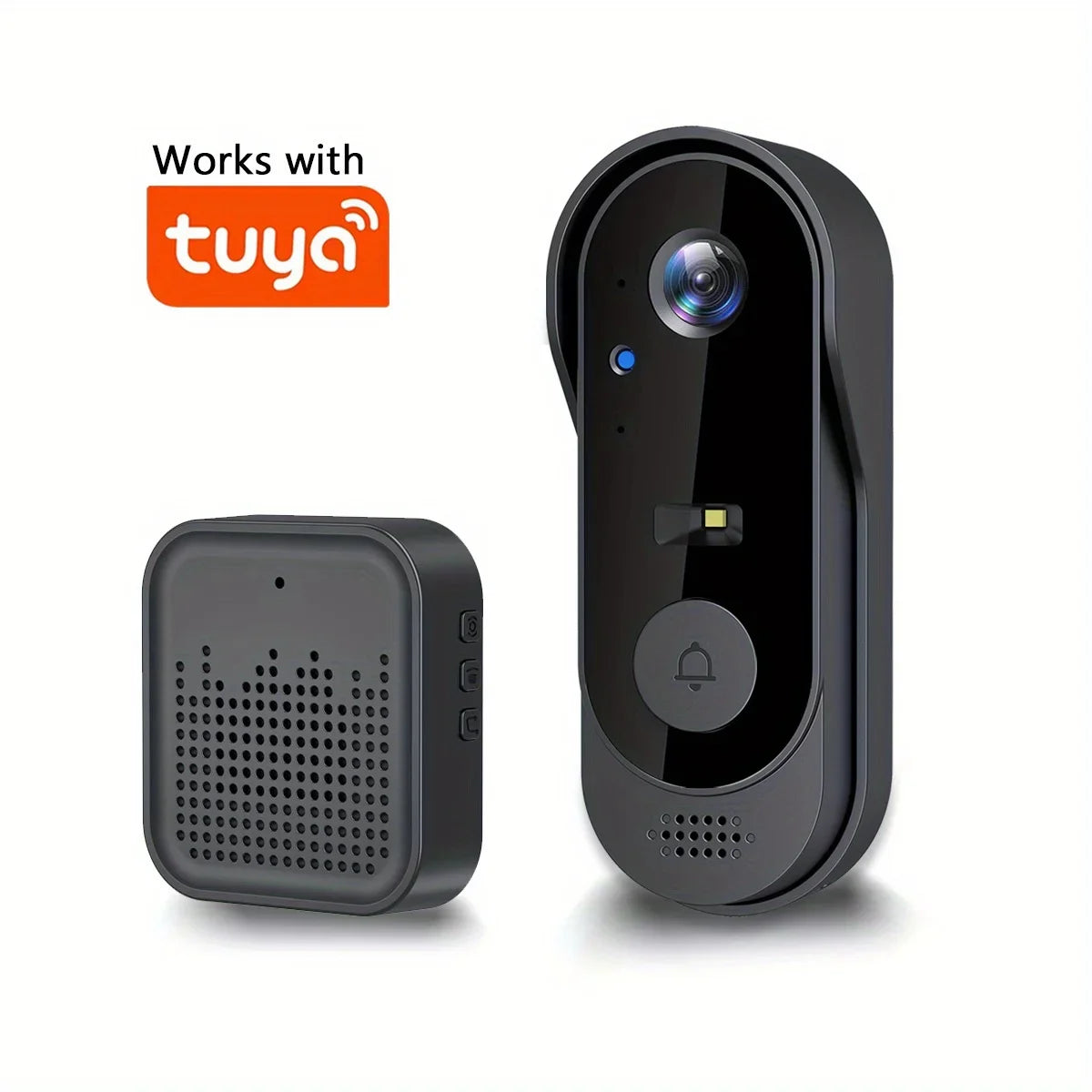 Tuya Smart Video Doorbell WiFi 1080P | דלתון חכם Tuya WiFi 1080P