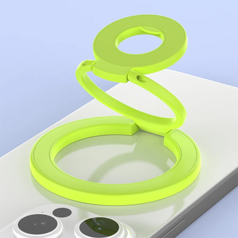 For MagSafe Double Sided Magnetic Phone Ring Holder Portable Folding Cellphone Stand Accessory Grip Bracket Support For iPhone