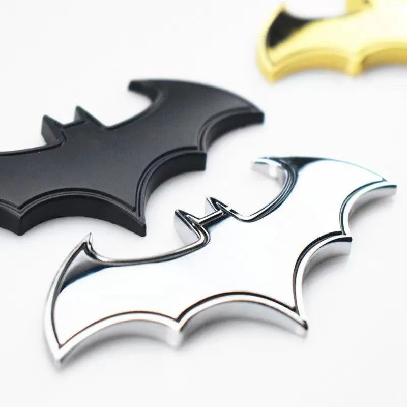 3D Bat Shape Car Sticker – Motorcycle & Car Exterior Decal (1PC)