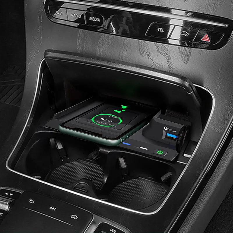 Wireless Charger for Mercedes Benz C/GLC-Class | מטען אלחוטי למרצדס C/GLC
