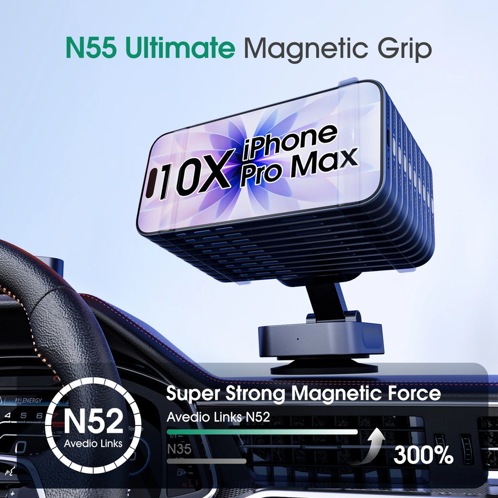 Car Suction Cup Wireless Charger 25W MagSafe | מטען אלחוטי 25W כוס יניקה לרכב