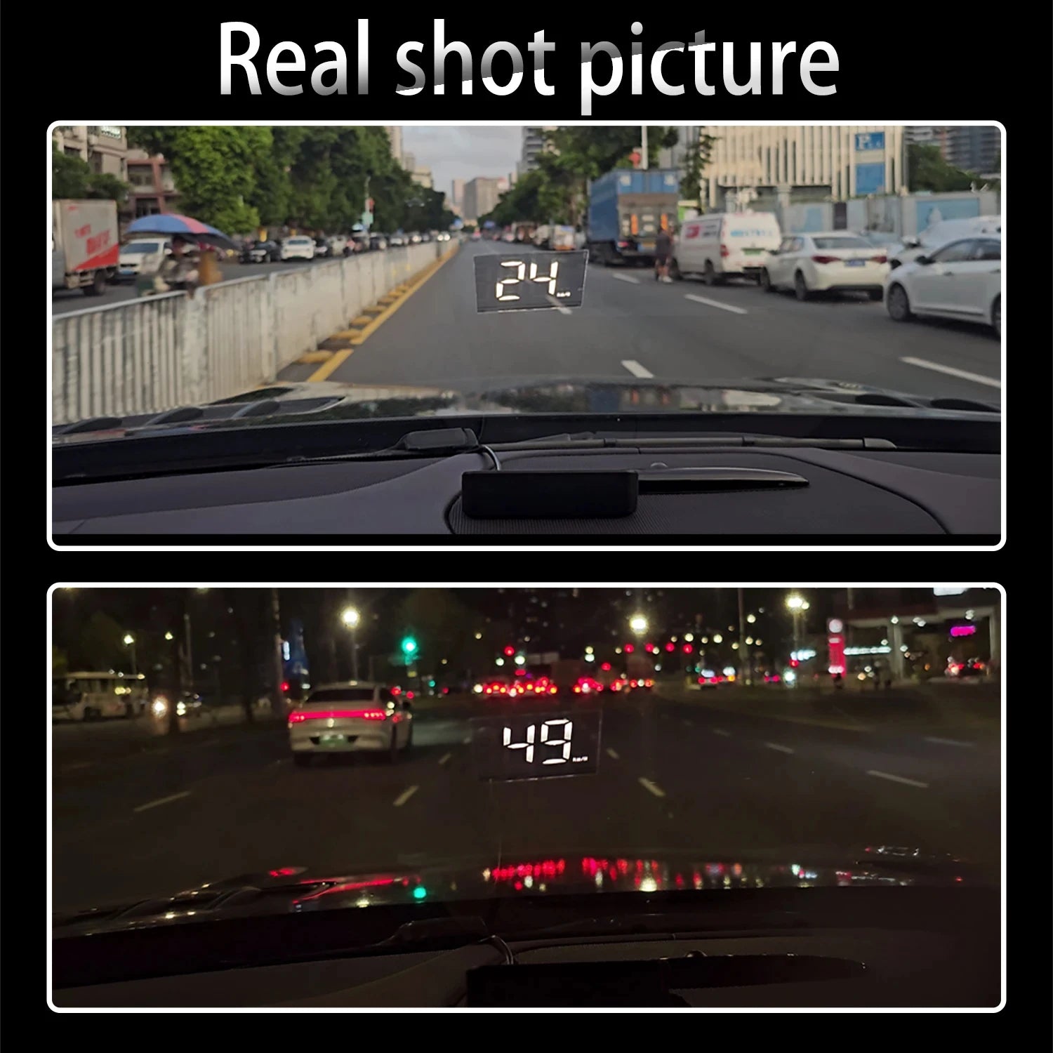 M2 HD Car Head up Display GPS Speedometer KM/H