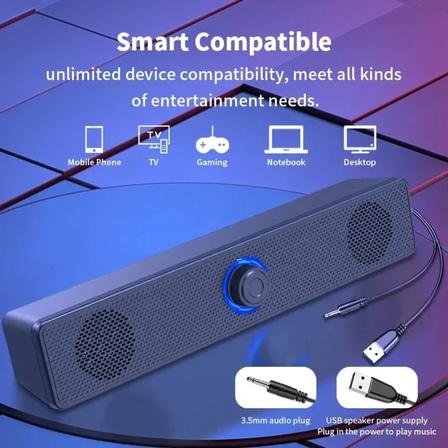 Bluetooth Soundbar Speaker USB Powered | סאונדבאר Bluetooth מופעל USB
