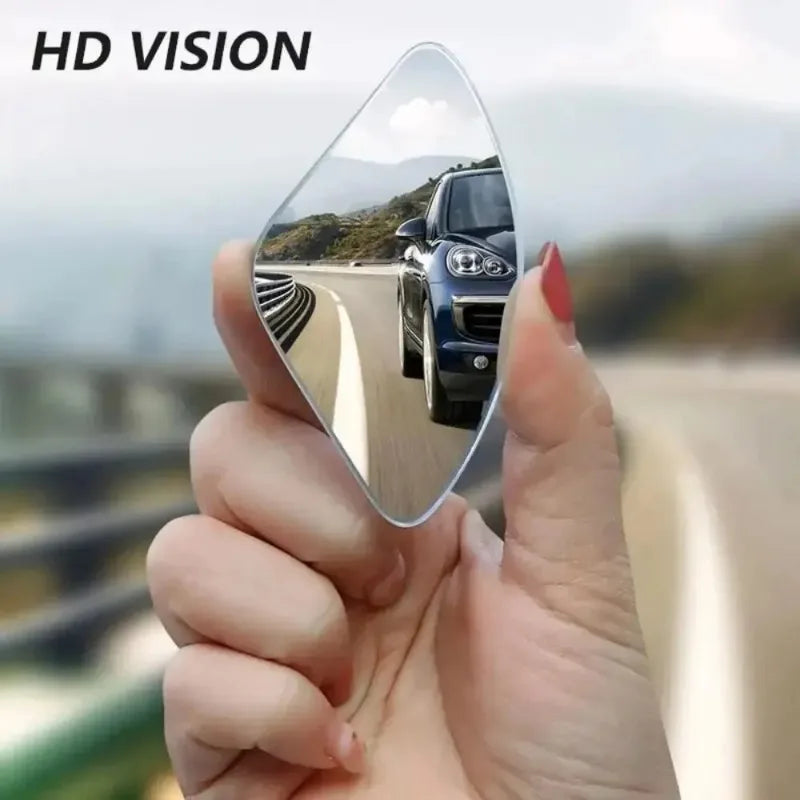 SEAMETAL 2PCS Car Blind Spot Mirror – Wide Angle Convex Rearview Auxiliary Mirrors HD Safety Upgrade
