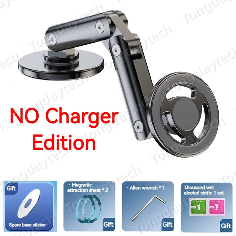 Magnetic Wireless Car Charger 15W | מטען מגנטי אלחוטי 15W לרכב