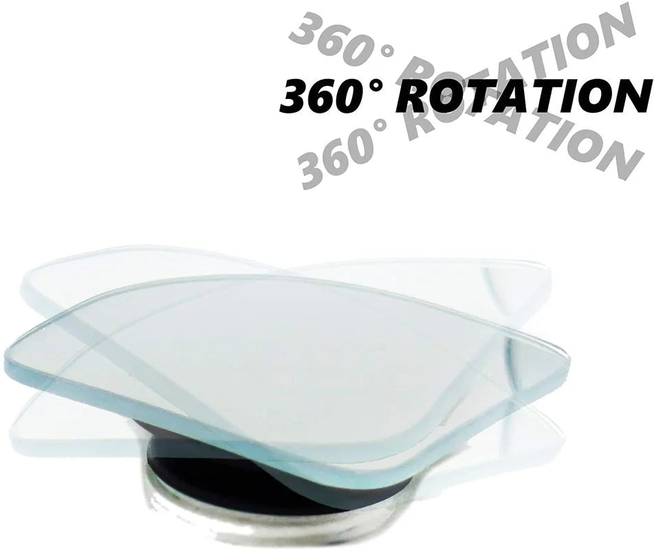 SEAMETAL 2PCS Car Blind Spot Mirror – Wide Angle Convex Rearview Auxiliary Mirrors HD Safety Upgrade