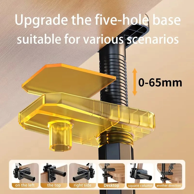 Tablet Stand Rotatable Phone Stand Long Arm Metal 180 °   Adjustable Holder for iPad Pro Mini Air Xiaomi Tablet Compatible 4-12.9