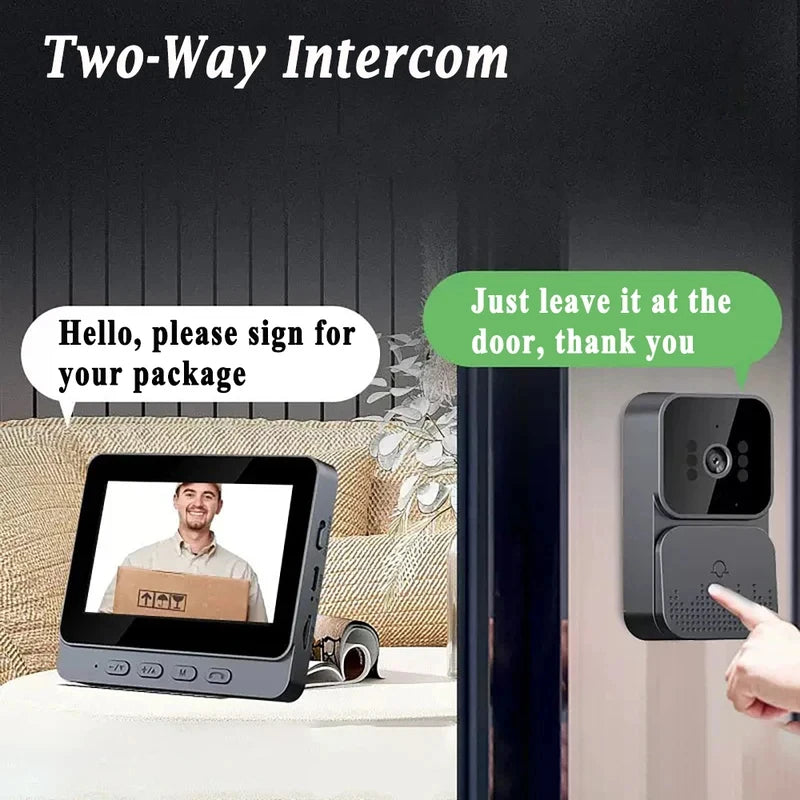 Smart WiFi Video Intercom Doorbell 4.3" HD | דלתון אינטרקום חכם 4.3" HD