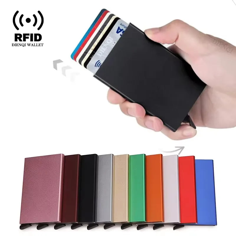 RFID Smart Wallet Metal Slim Pop-Up | ארנק מתכתי דק RFID פופ-אפ