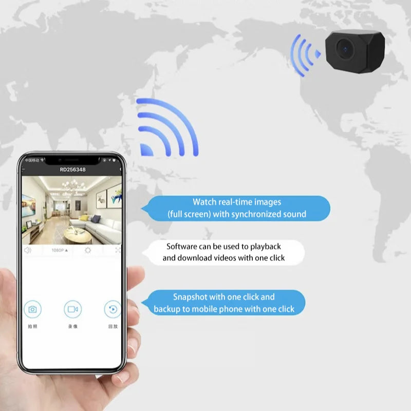 4K WiFi Security Camera Indoor Wireless Mini Home IP Camera