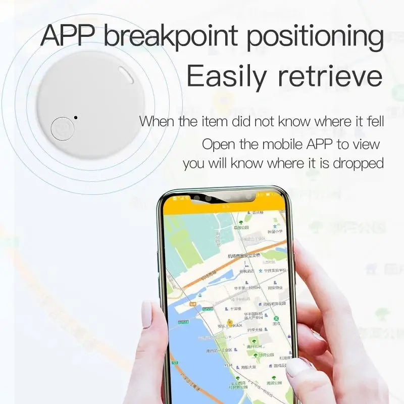 Mini GPS Tracker – Bluetooth Smart Tag Anti-Lost Key Finder for Wallet, Keys, Pets & Kids