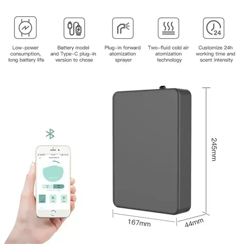 Smart Aroma Diffuser 500ML Waterless Professional | מפזר ריח מקצועי 500ML