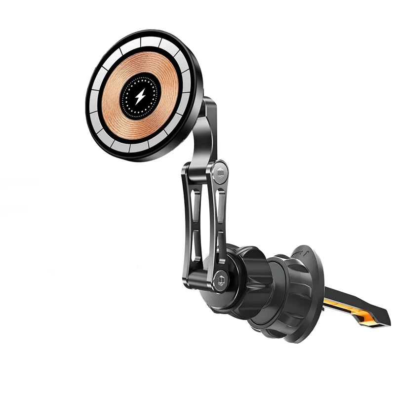 Magnetic Car Charger Holder 15W 360° | מטען מגנטי לרכב 15W סיבוב 360°