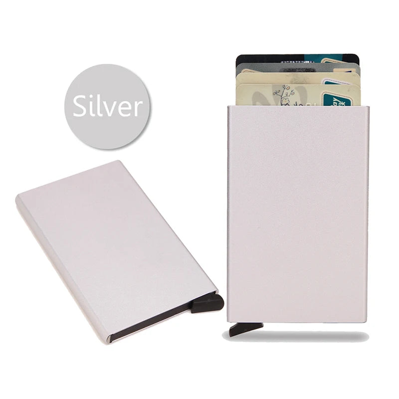 RFID Smart Wallet Metal Slim Pop-Up | ארנק מתכתי דק RFID פופ-אפ