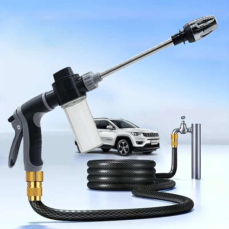 High-Pressure Car Wash Water Gun – Foam Sprayer Nozzle for Car, Garden & RV Cleaning