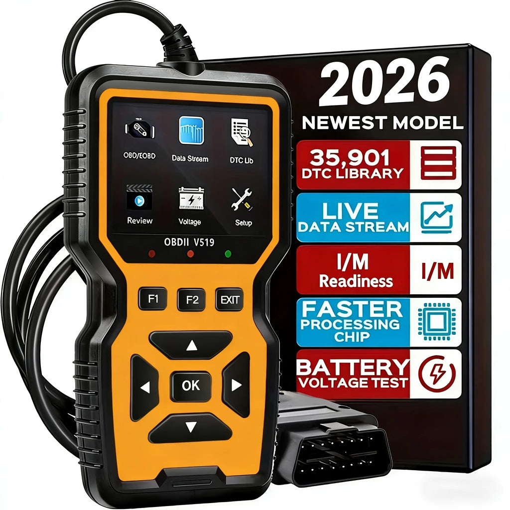 V519 Professional OBD2 Scanner – Automotive Diagnostic Tool with Live Data & Code