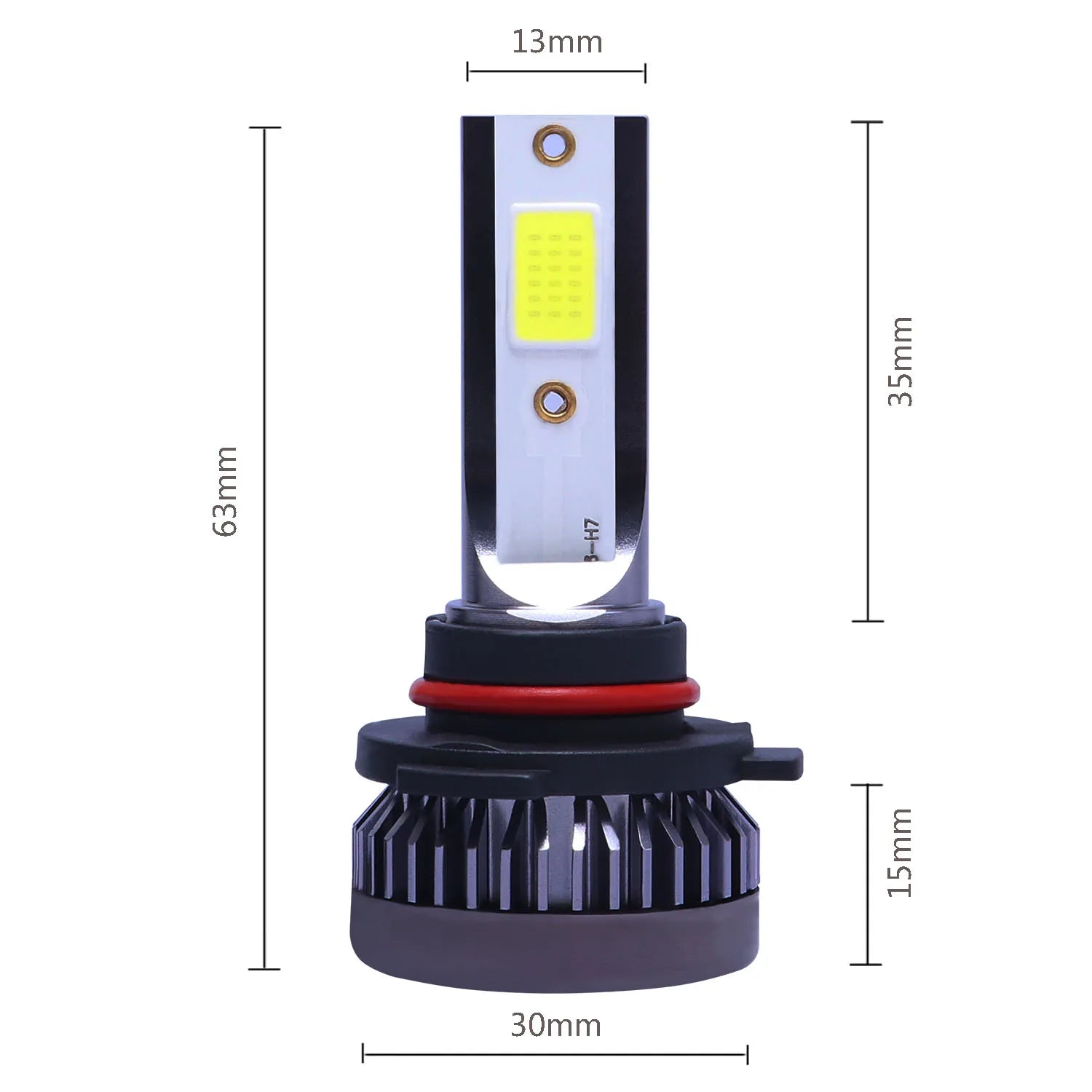 2Pcs LED Car Headlight Bulbs – H1/H4/H7/H11/9005/9006 High Brightness 20000LM 12V