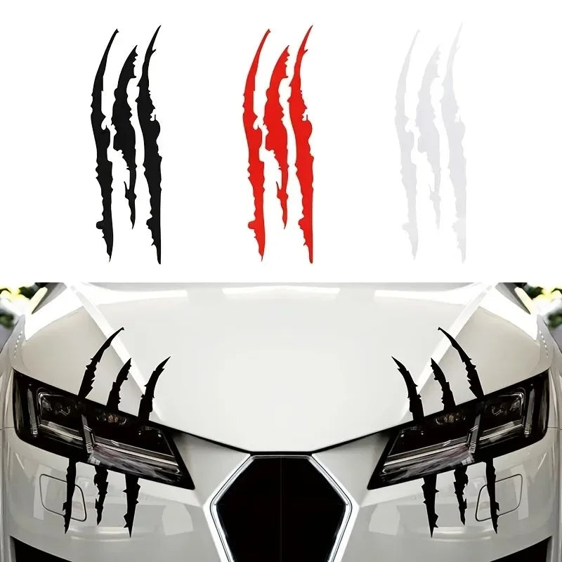 Ghost Claw Scratch Car Sticker – 40x12cm Funny Car Body Decal (1PC)