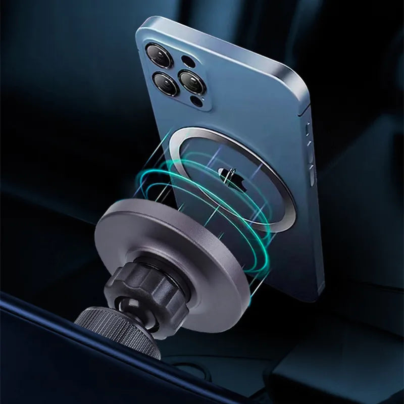 Magnetic Wireless Car Charger 15W | מטען מגנטי אלחוטי 15W לרכב