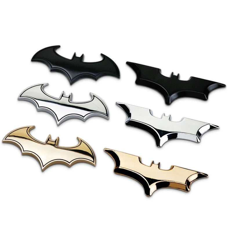 3D Bat Shape Car Sticker – Motorcycle & Car Exterior Decal (1PC)