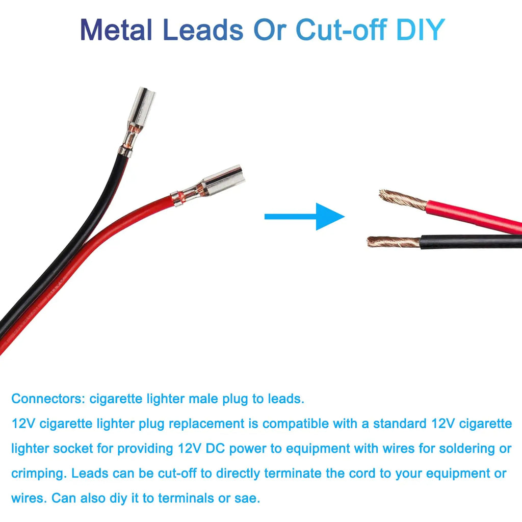 Car Cigarette Lighter Extension Cord 12V | כבל הארכה לשקע הסיגרייה 12V