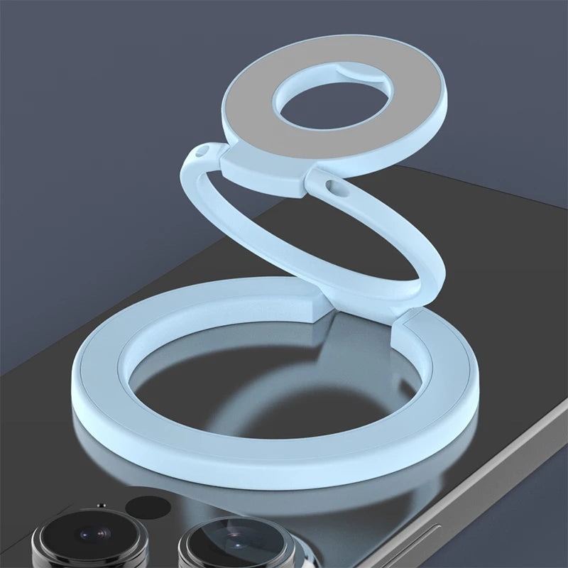For MagSafe Double Sided Magnetic Phone Ring Holder Portable Folding Cellphone Stand Accessory Grip Bracket Support For iPhone