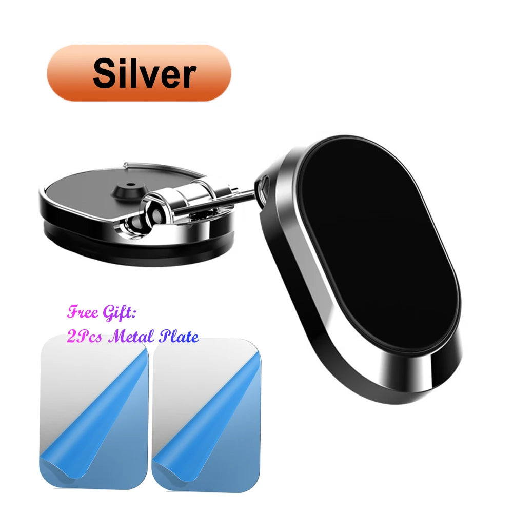Foldable Magnetic Car Phone Holder Dashboard 360° | מעמד טלפון מתקפל לדשפד 360°