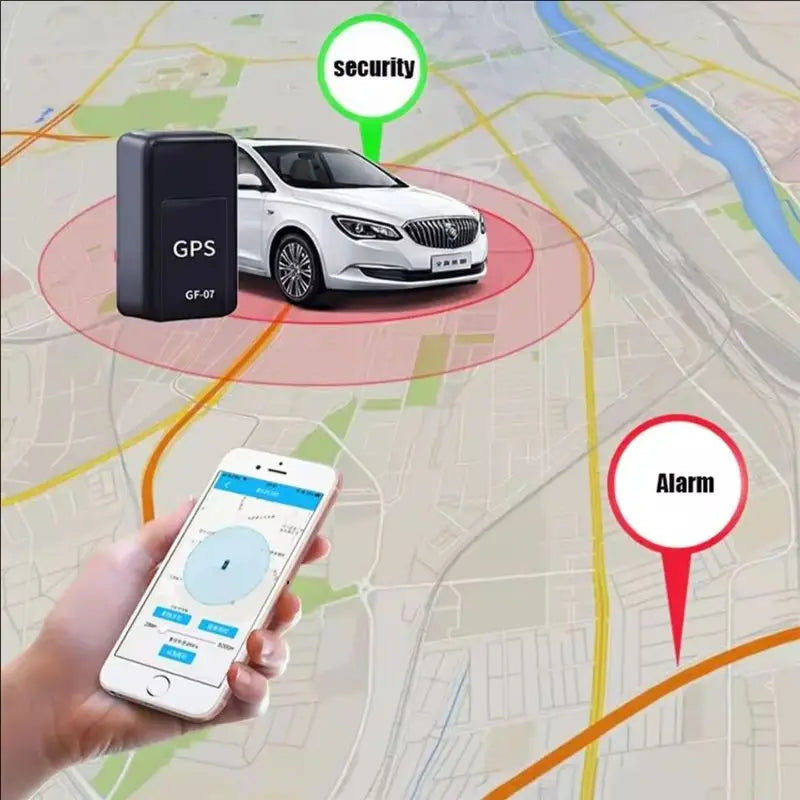 Mini GF07 GPS Tracker – Magnetic Car GPS Locator with Anti-Theft & Real-Time