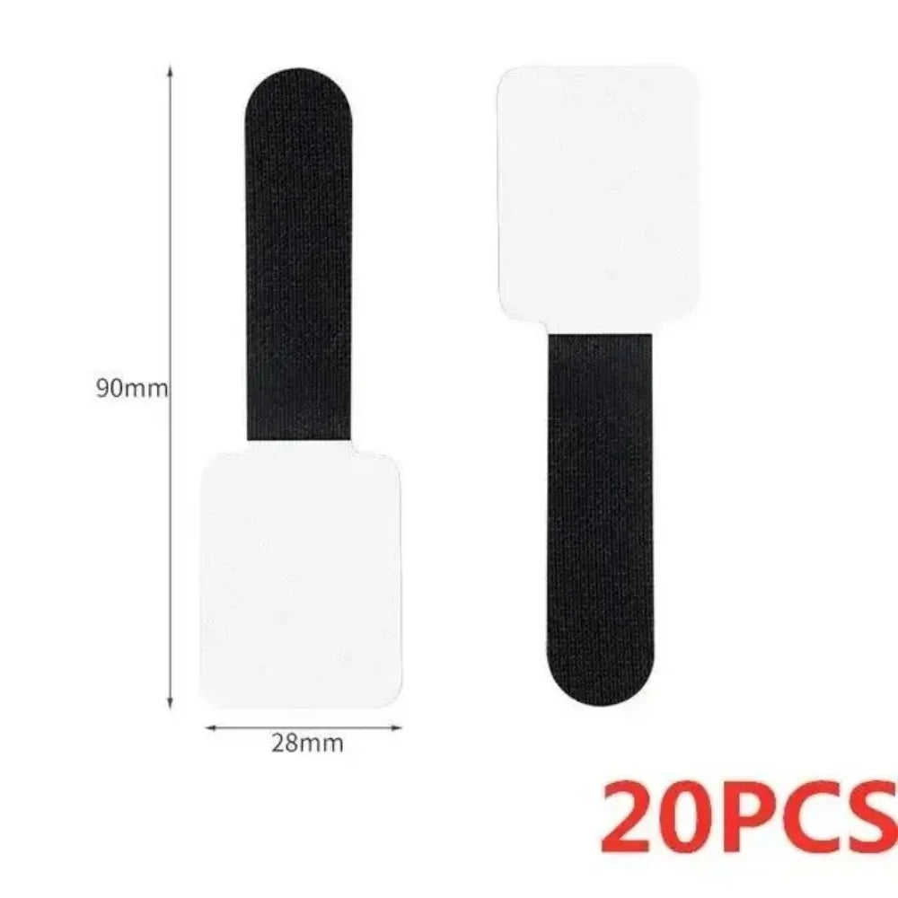 10/20Pcs Self Adhesive Reusable Cable Ties Wire