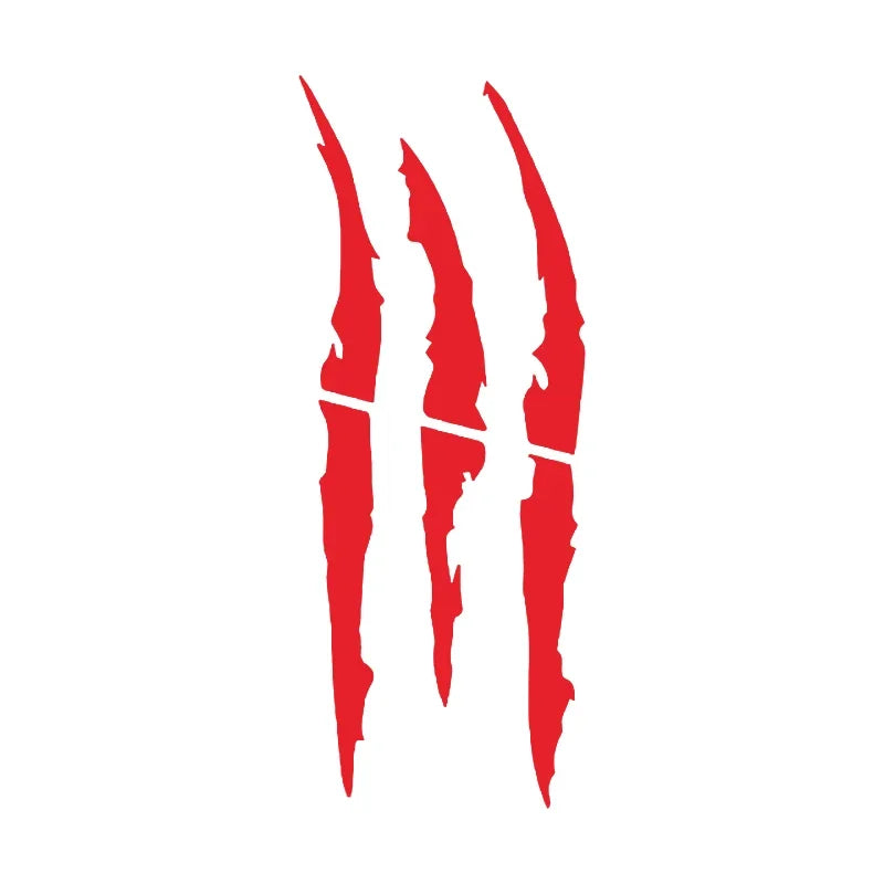 Monster Claw Scratch Sticker – Universal Car & Motorcycle Reflective Waterproof Decal