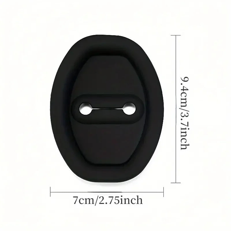 4PCS Car Door Lock Rubber Protector – Anti-Collision Shock Absorption Pads for GM Vehicles
