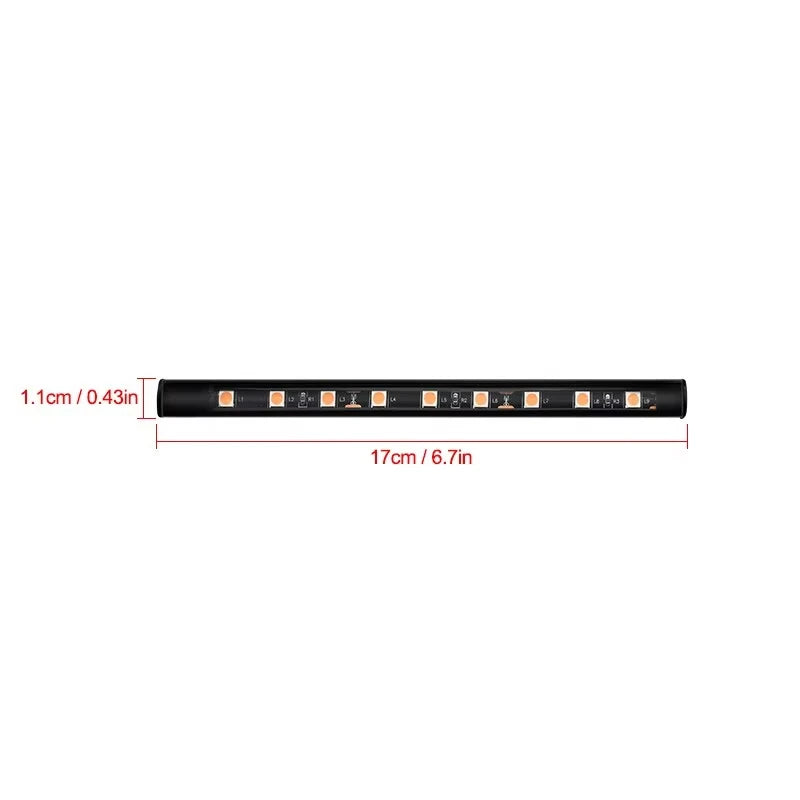 2-in-1 LED Car Neon Foot Light – USB & Cigarette Lighter Interior Atmosphere Lamp